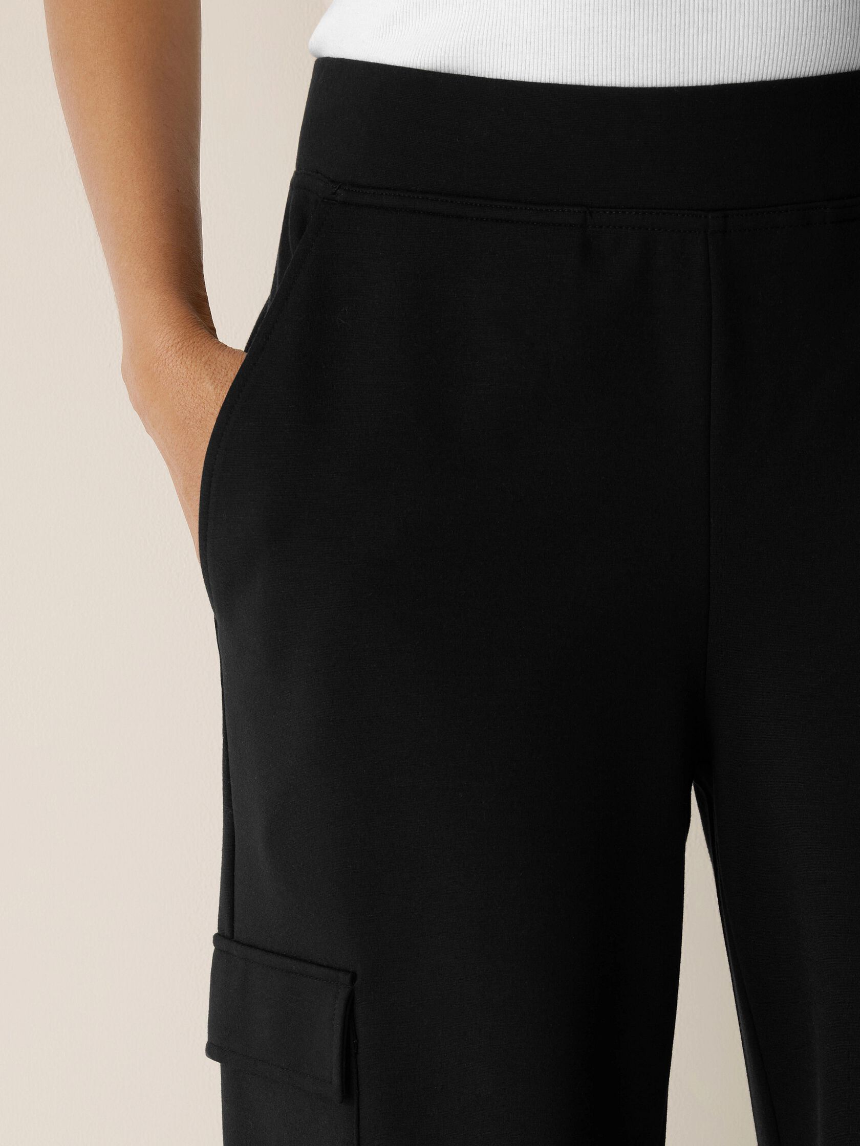 Lightweight Ponte Lantern Cargo Pant