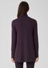 Fine Jersey Scrunch Neck Long Top