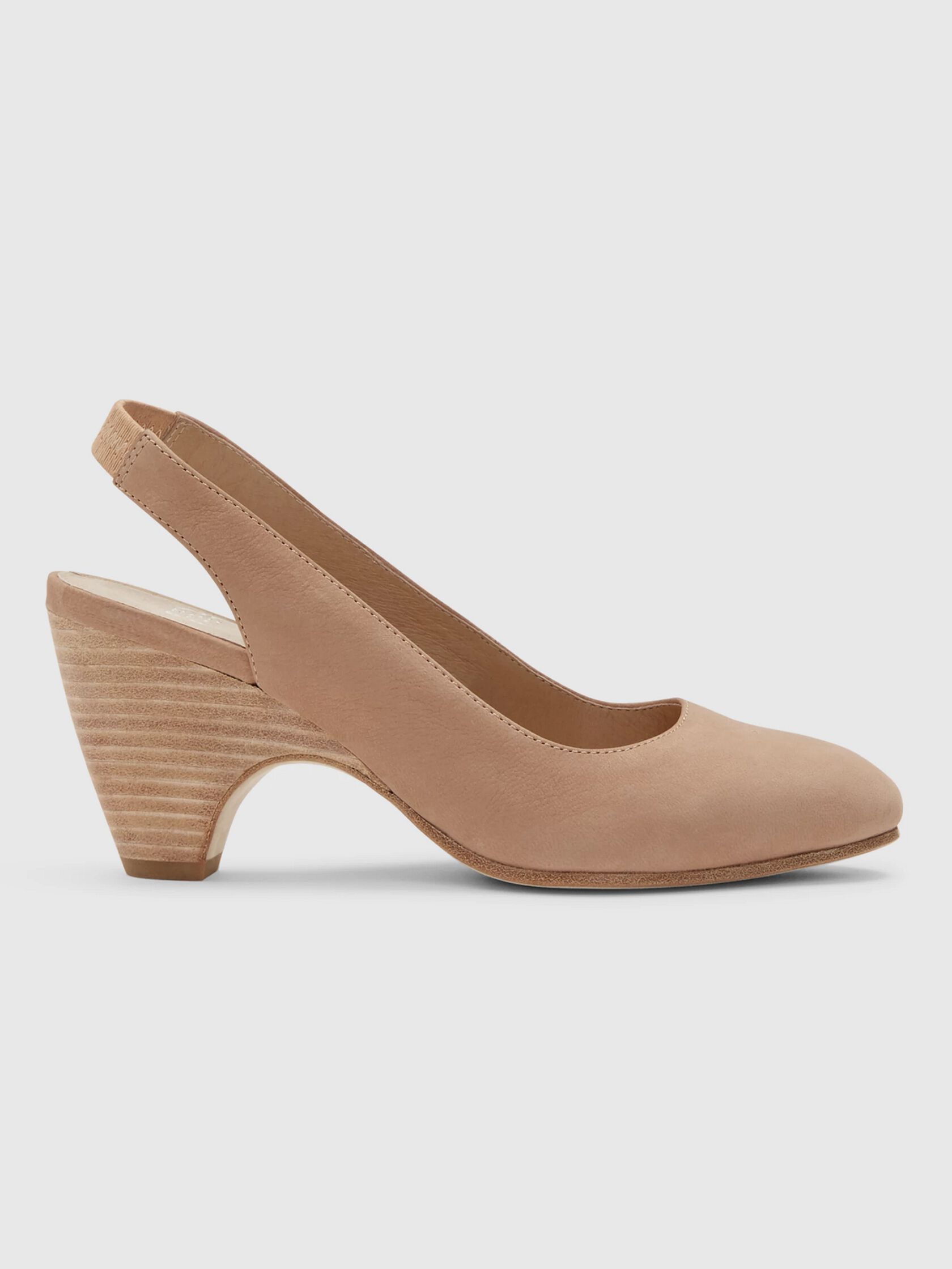 Milla Tumbled Nubuck Slingback