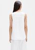 Organic Cotton Gauze Bateau Neck Shell