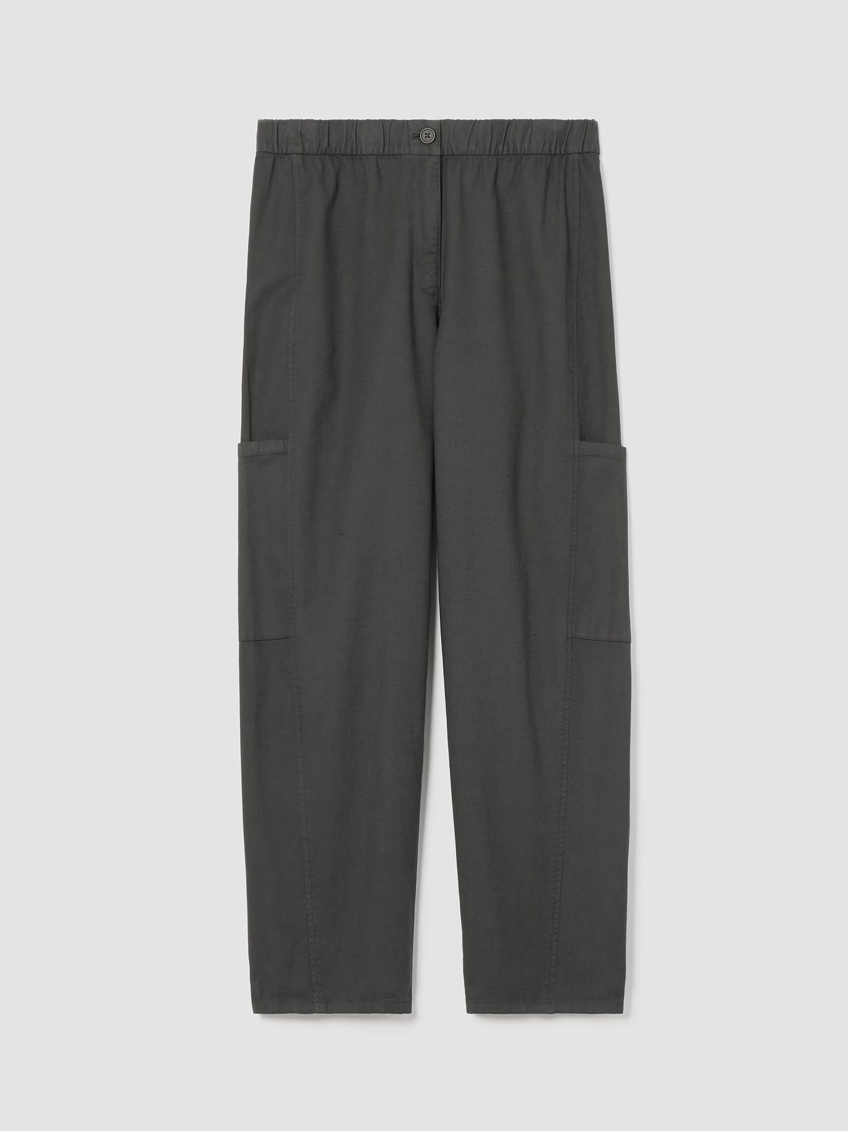 Cotton Hemp Stretch Lantern Pant
