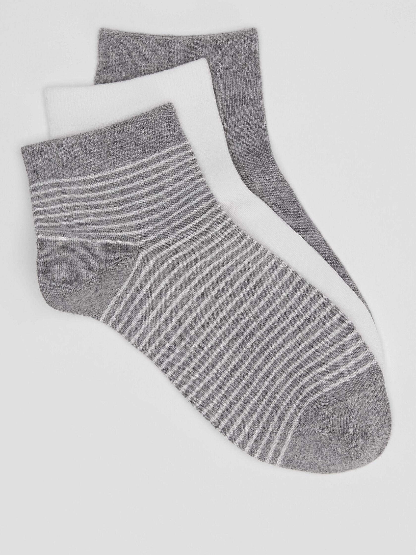 Cotton Ankle Sock 3-Pack