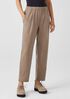 Soft Wool Flannel Pleated Tapered Pant