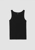 Organic Cotton Stretch Rib Slim Tank