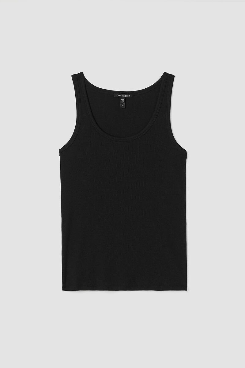 Organic Cotton Stretch Rib Slim Tank Organic Cotton Stretch Rib Slim Tank