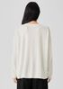 Linen Crepe Stretch Crew Neck Top