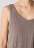 Organic Linen Jersey Scoop Neck Tank