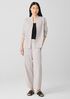 Organic Cotton Pucker High Collar Jacket