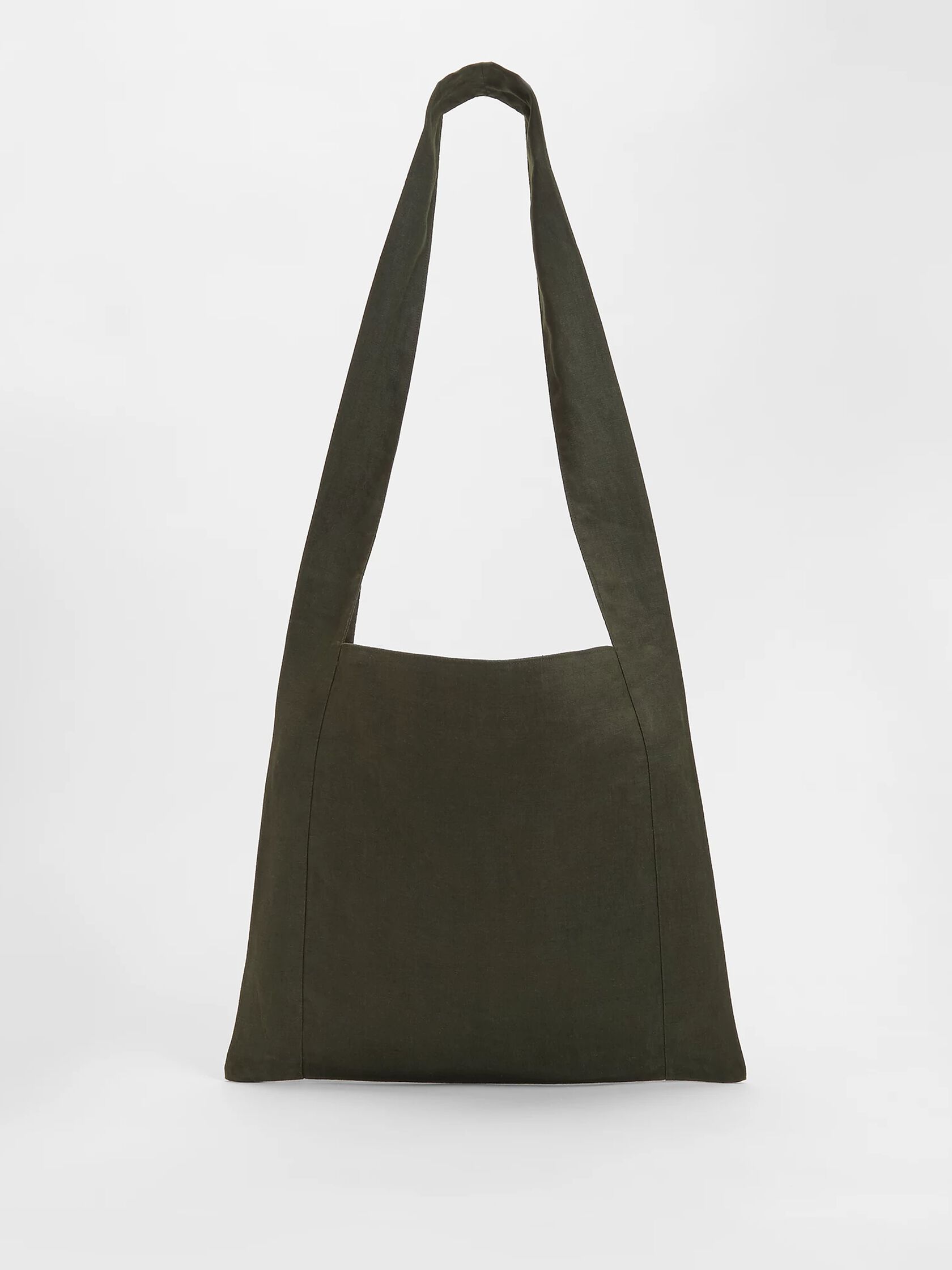 Organic Linen Shopper Tote