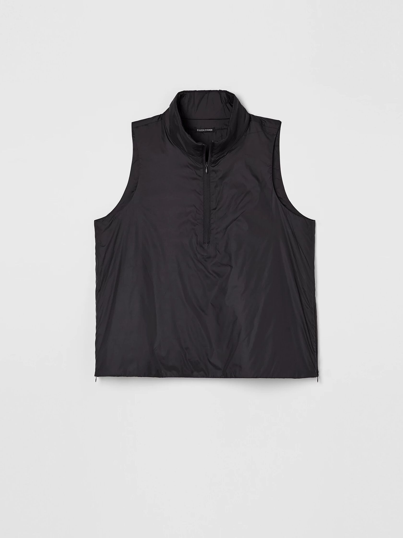 Eggshell Recycled Nylon Stand Collar Vest