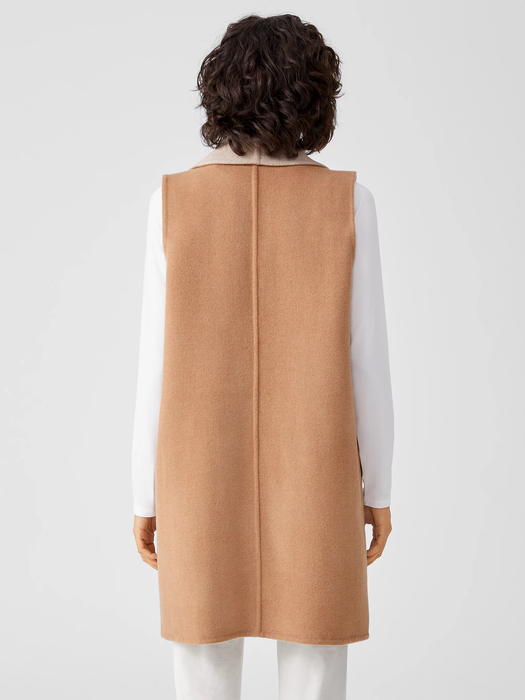 Doubleface Wool Cashmere Vest