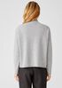 Italian Cashmere Scrunch Neck Top