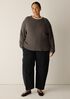 Peruvian Organic Cotton Cord Crew Neck Top