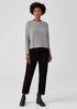 Lofty Recycled Cashmere Crew Neck Top