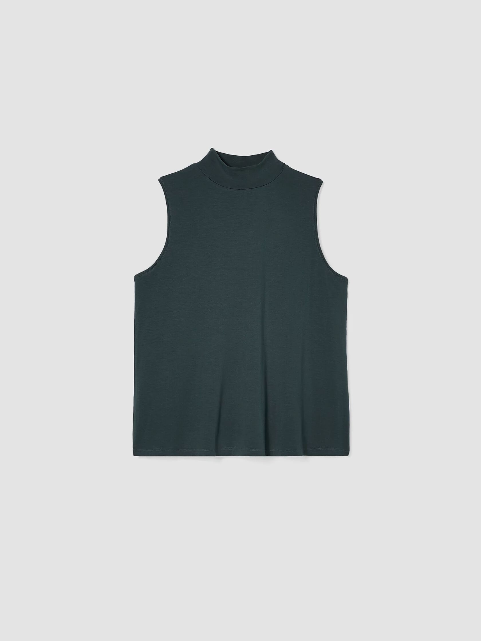 Fine Jersey Mock Neck Tank