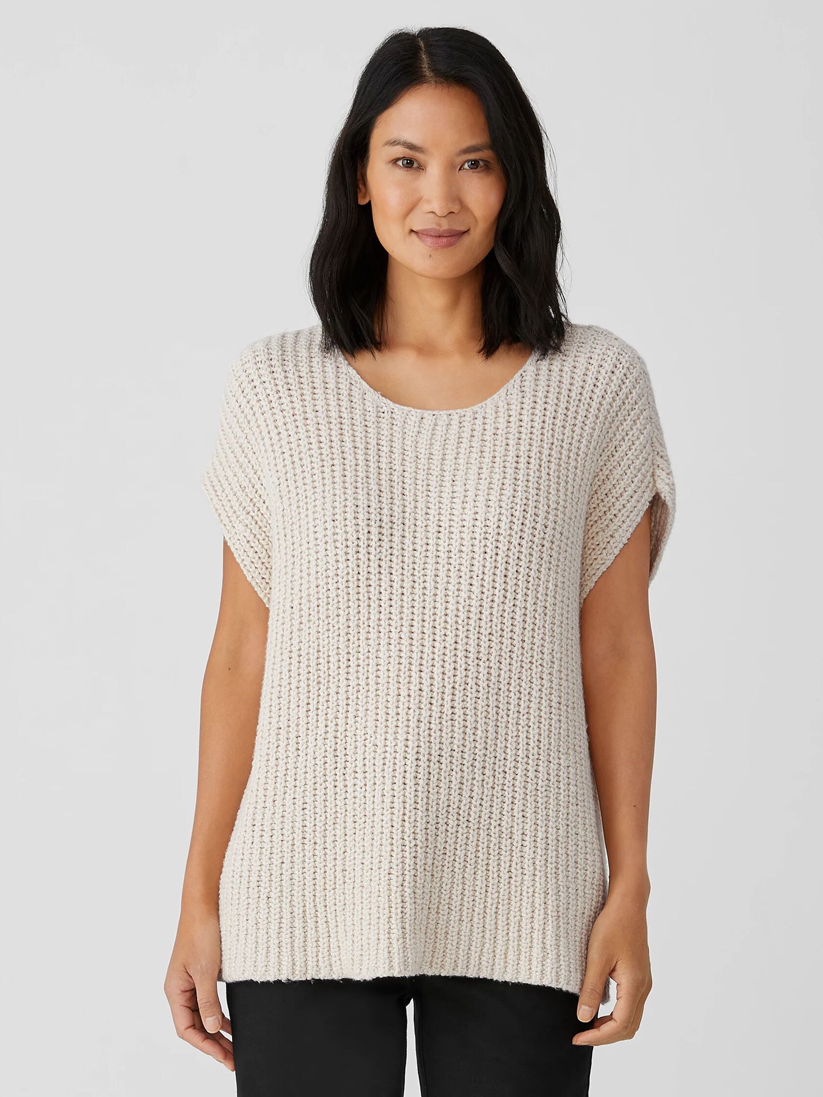 Peruvian Organic Cotton Crimp Square Top