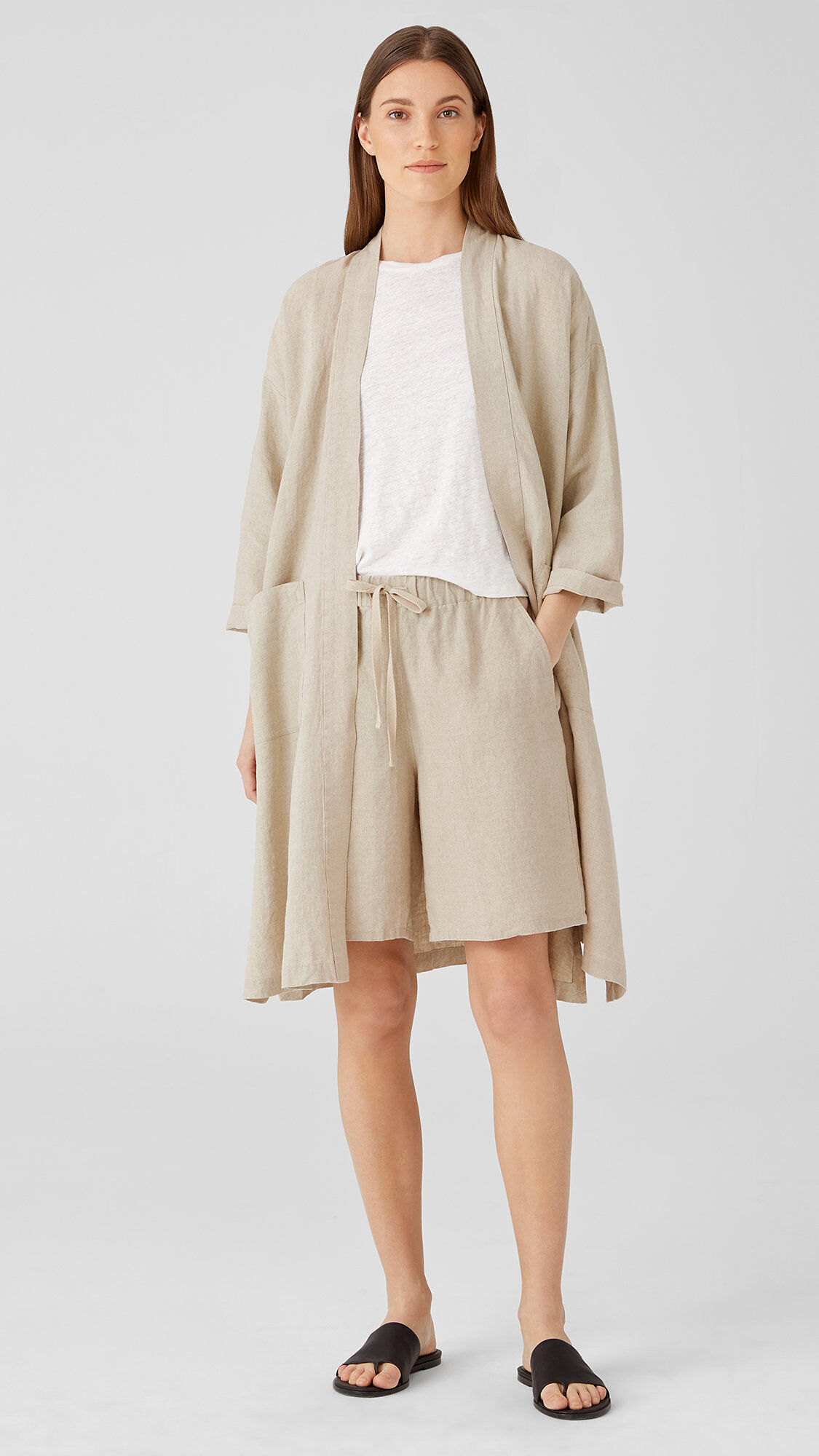 Eileen fisher linen jacket shop