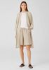 Organic Linen Belted Jacket