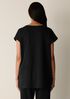 Organic Cotton Interlock Jewel Neck Sleep Tee