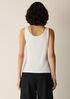 Stretch Silk Jersey Scoop Neck Tank
