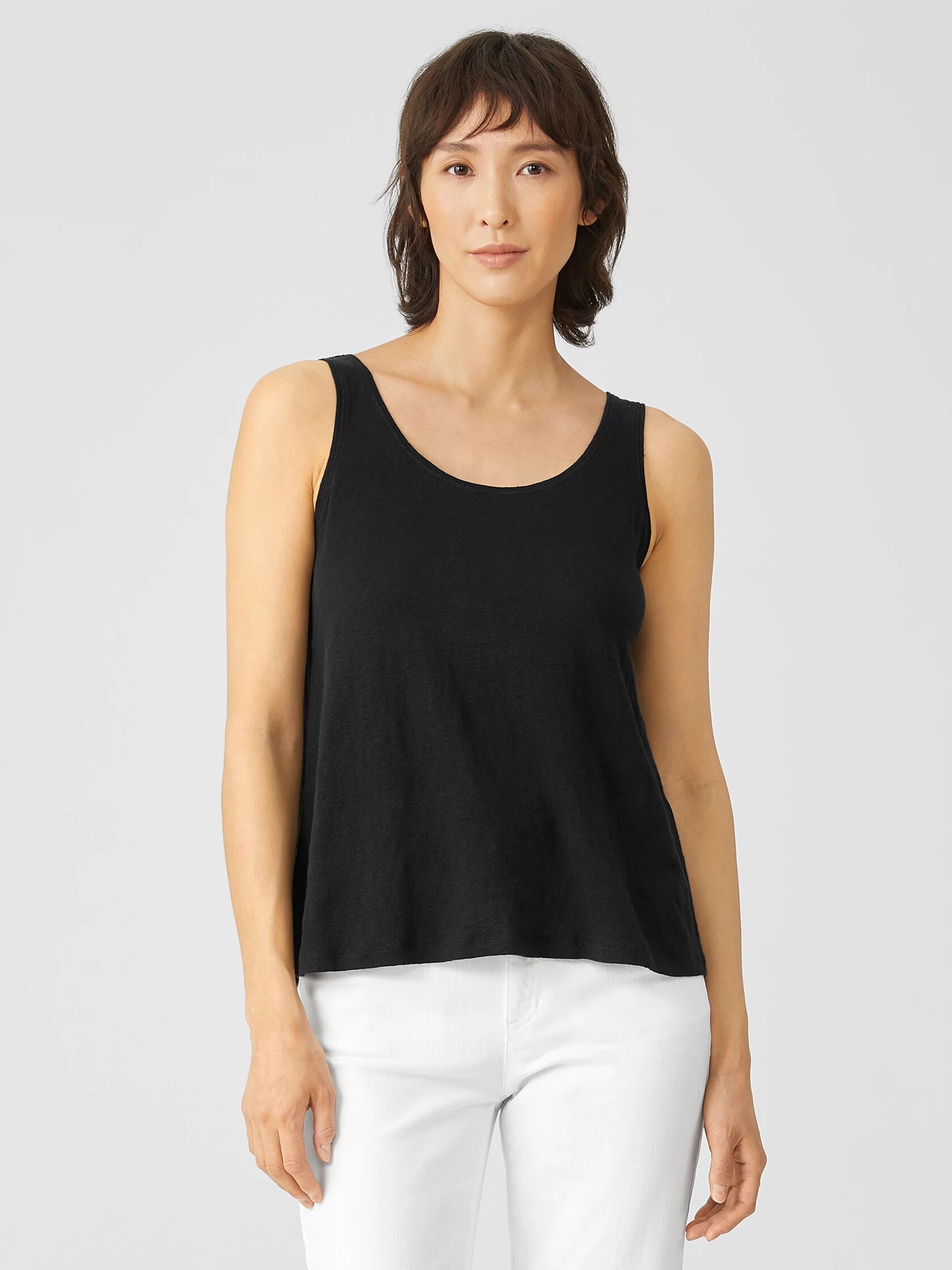 Organic Linen Jersey Tank