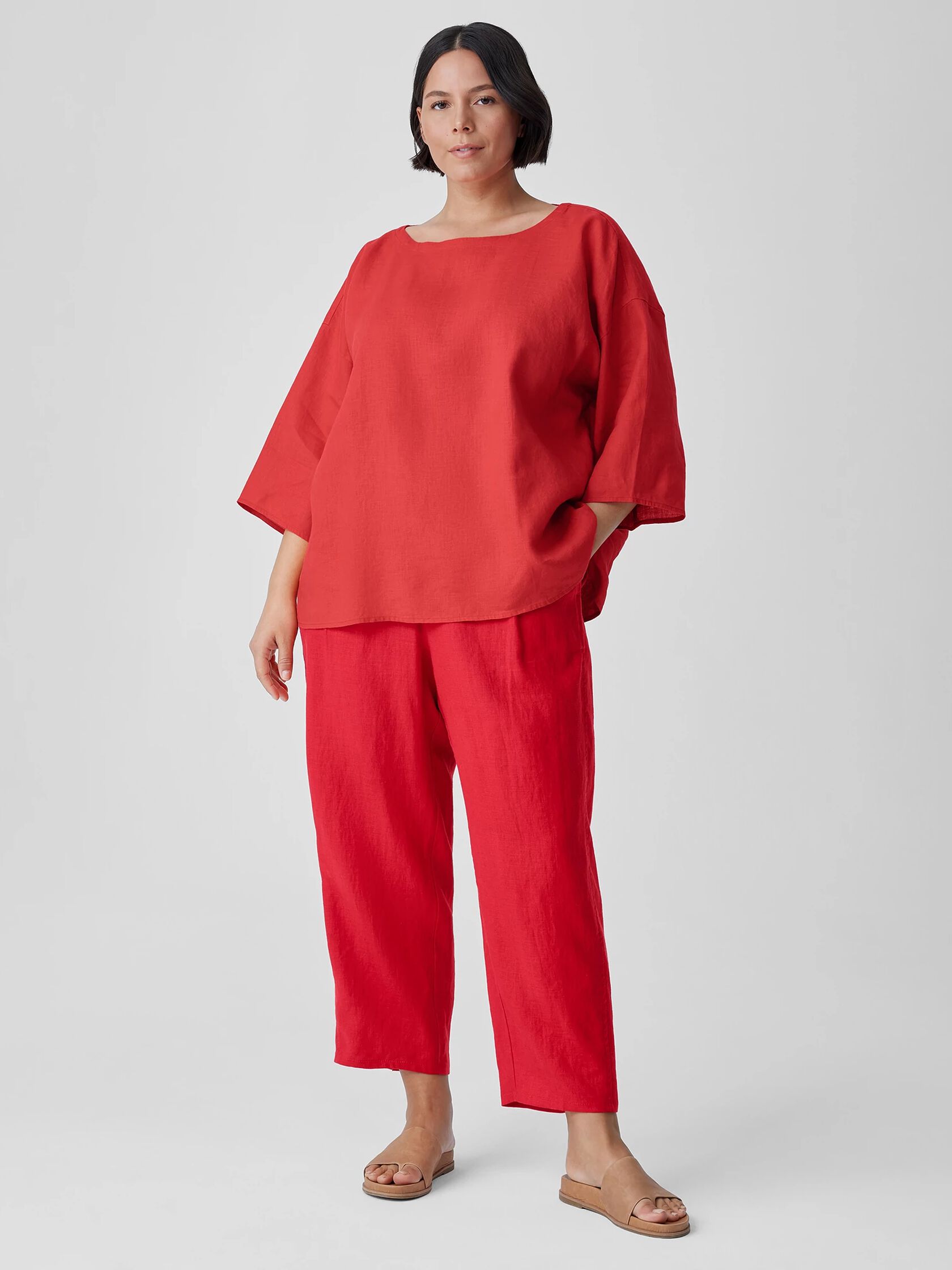 Organic Linen Lantern Pant