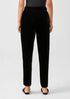 Velvet Pleated Tapered Pant