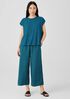 Fine Jersey Shirred-Back Top