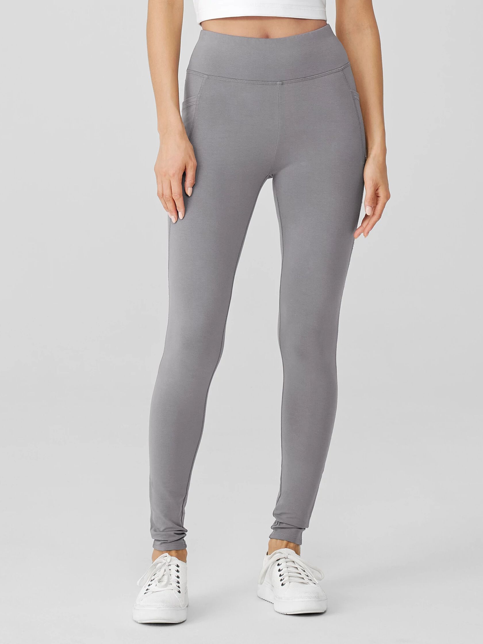 Pima Cotton Stretch Jersey Leggings