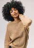 Sleek Viscose Wedge Sweater