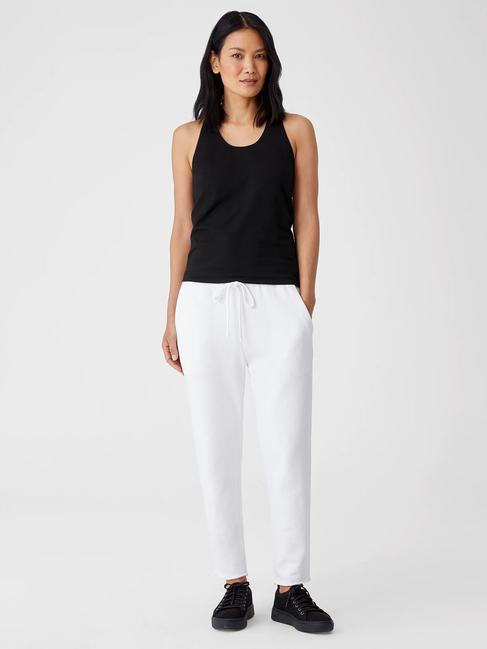 Traceable Organic Cotton Jersey Racer-Back Tank