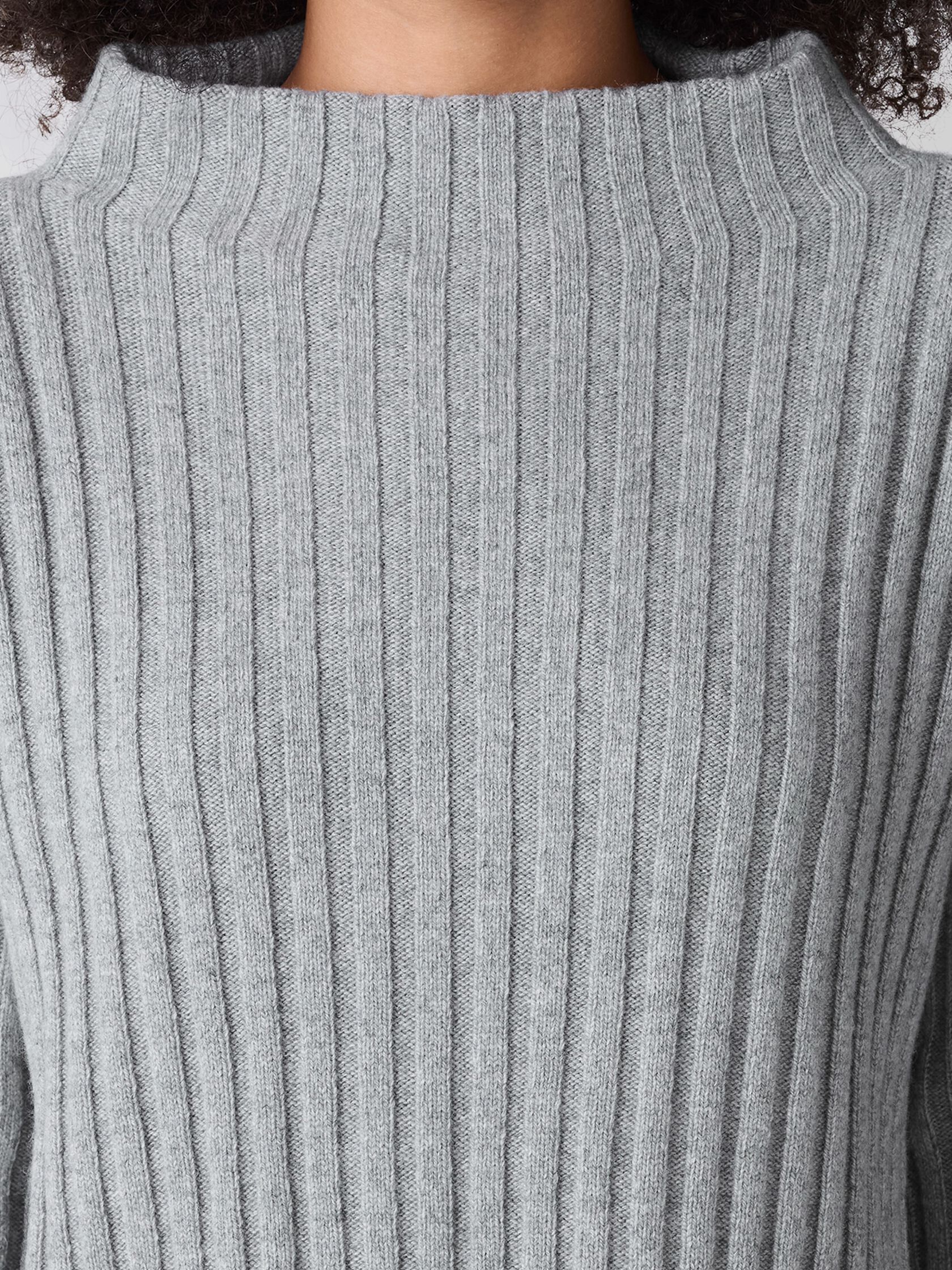 Recycled Wool Cashmere Funnel Neck Top