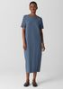 Washable Stretch Crepe Oval Dress