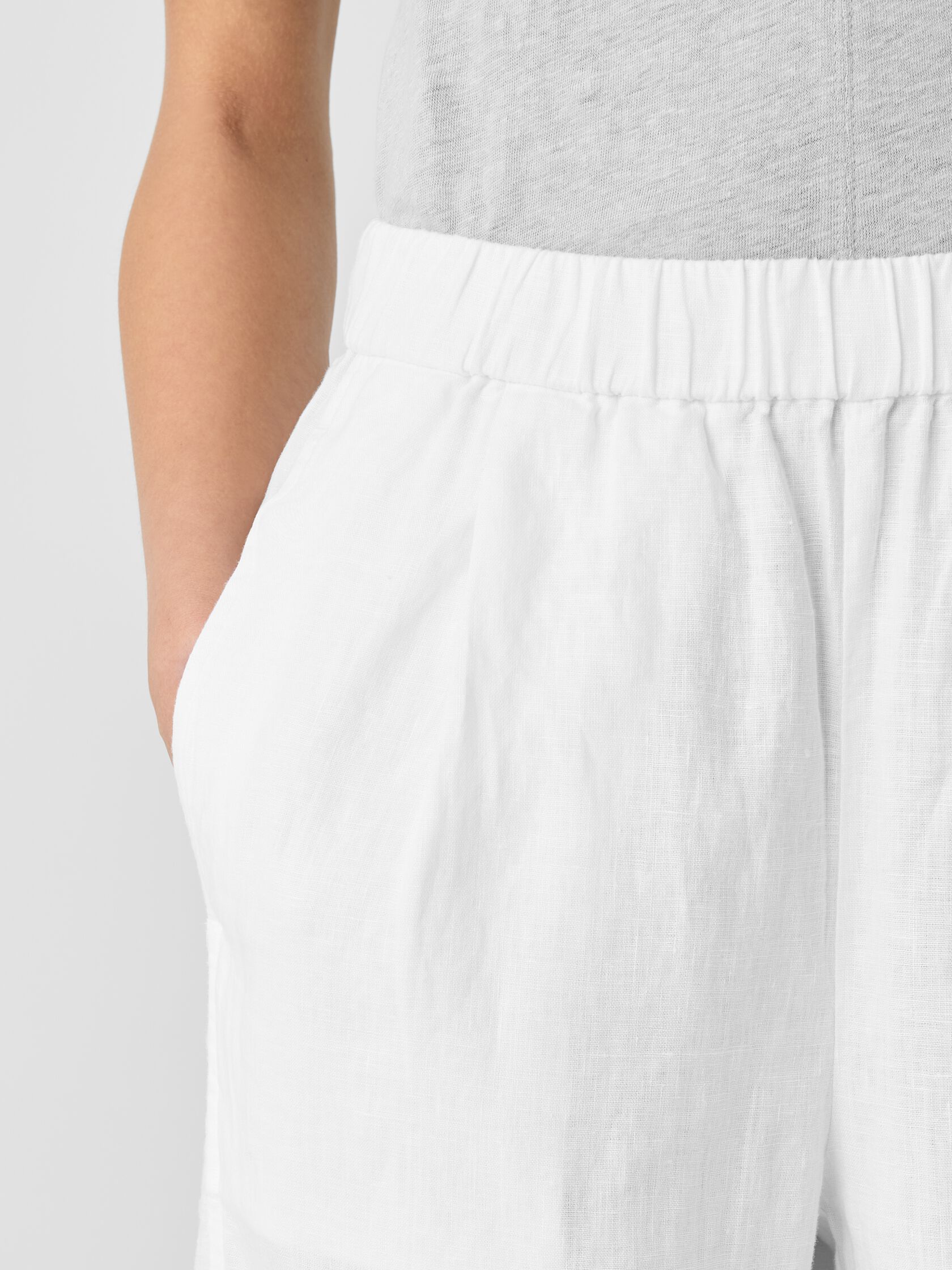 Organic Linen Tapered Pant