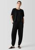 Stretch Jersey Knit Lantern Jogger Pant