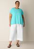Organic Cotton Slubby Jersey Crew Neck Tee