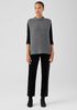 Peruvian Alpaca Crochet Mock Neck Top