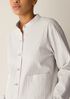 Organic Cotton Pucker Check Shirt Jacket