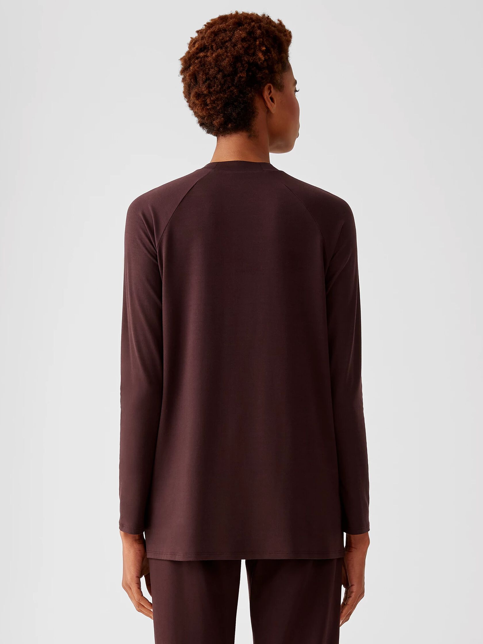 Fine Jersey Crew Neck Top