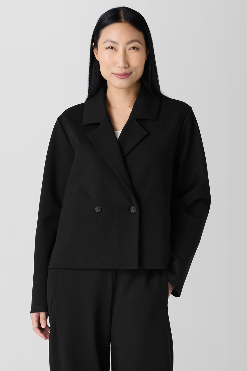 Washable Flex Ponte Short Blazer Washable Flex Ponte Short Blazer