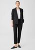 Cotton Blend Ponte Blazer