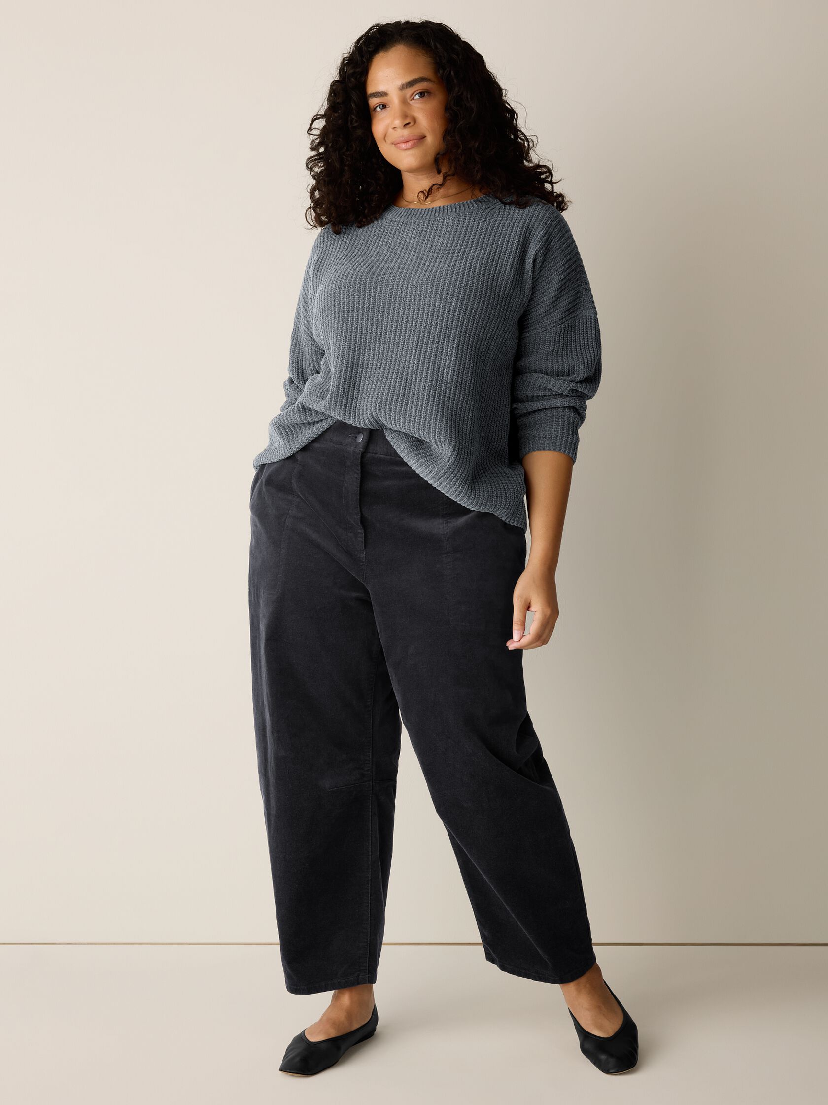 Brushed Organic Cotton Arch Pant