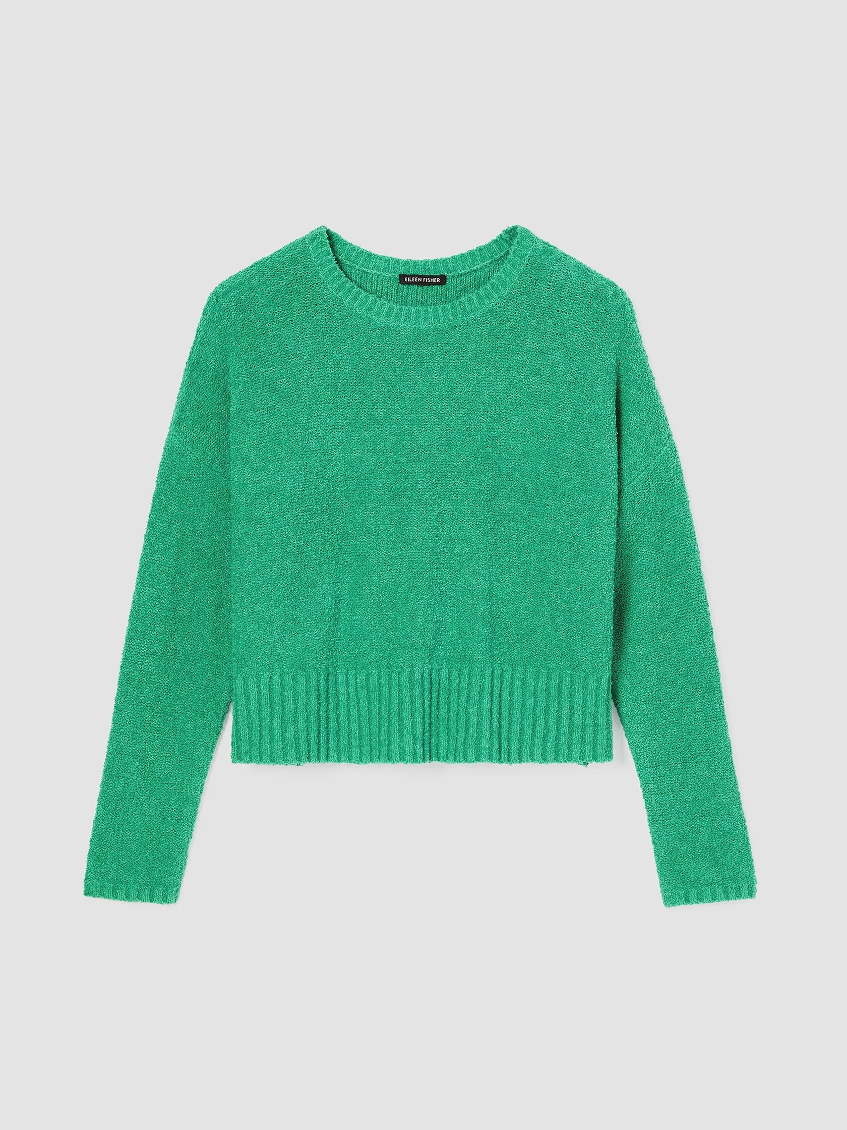 Cotton Fluff Crew Neck Top