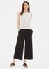 System Lightweight Washable Stretch Crepe Wide-leg Pant