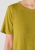 Organic Linen Jersey Crew Neck Tee