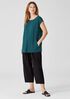 Traceable Organic Cotton Jersey Jewel Neck Top
