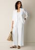 Organic Cotton Pucker Wide-Leg Pant