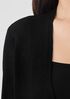 Organic Linen Cotton Airy Tuck Cropped Cardigan