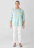 Organic Handkerchief Linen Classic Collar Shirt