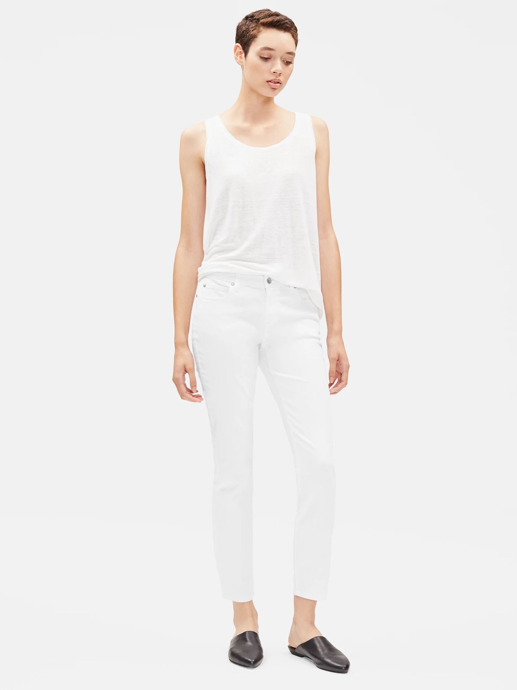 System Organic Cotton Slim Ankle Jean